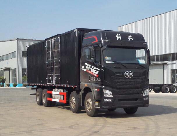 青島解放 解放JH6 重卡 350馬力 8×4 廂式 排半 載貨車(CA5310XXYP25K2L7T4E5A80)