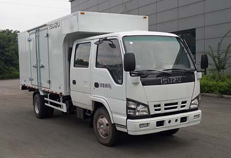 慶鈴汽車(chē) 五十鈴600P 130馬力 廂式 雙排 載貨車(chē)(QL5070XXYA5KW)