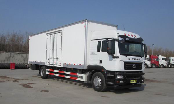 中國(guó)重汽 SITRAK-C5H 重卡 310馬力 4×2 廂式 排半 載貨車(ZZ5186XXYN711GE1)