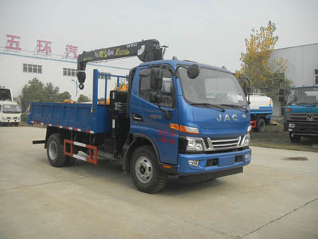 五環(huán)汽車(chē) 華通 156馬力 4×2 隨車(chē)起重運(yùn)輸車(chē)(HCQ5046JSQHF5)