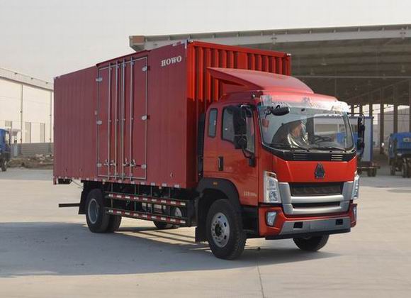中國重汽 HOWOG5X 中卡 180馬力 4×2 廂式 排半 載貨車(ZZ5187XXYG421DE1)