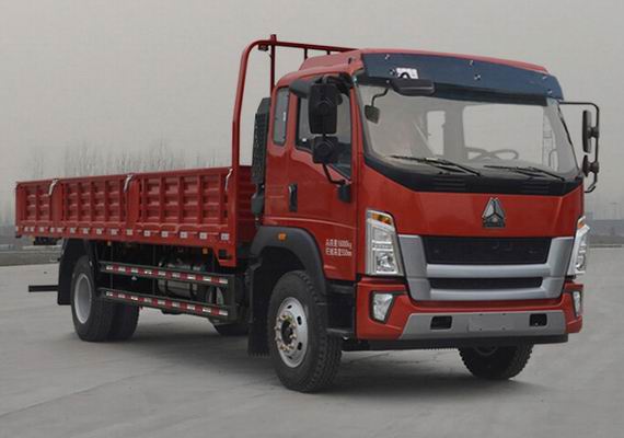 中國重汽 HOWOG5X 中卡 180馬力 4×2 欄板式 排半 載貨車(ZZ1167G451DE1A)