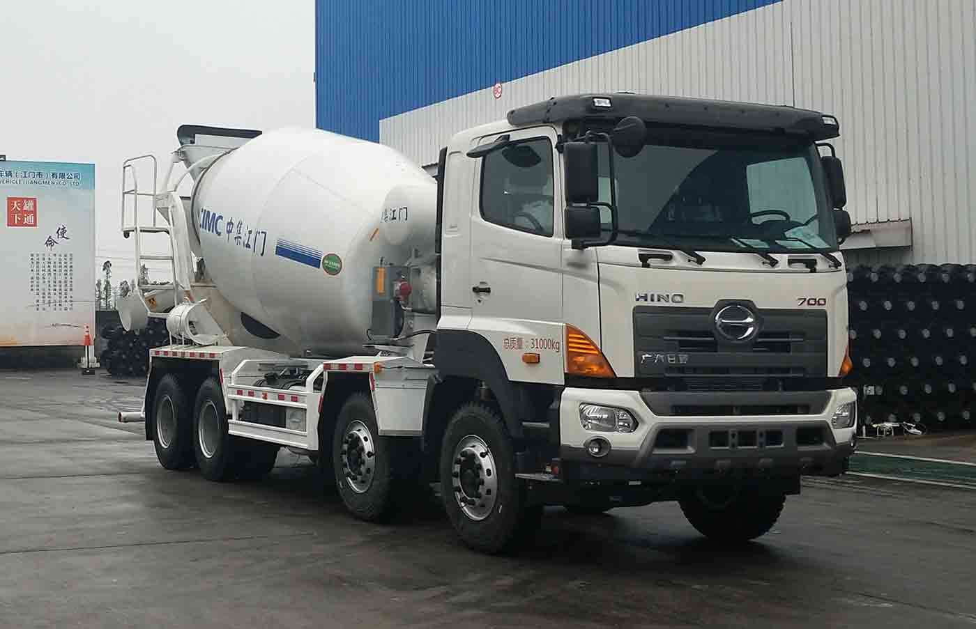 中集車輛 中集 350馬力 8×4 混凝土攪拌運(yùn)輸車(ZJV5312GJBJMA)