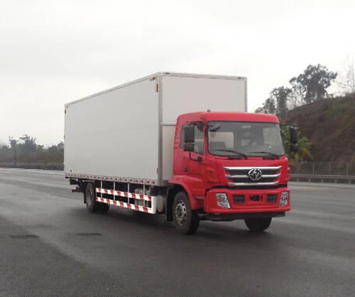 上汽紅巖 杰豹 中卡 280馬力 4×2 廂式 排半 載貨車(CQ5186XXYAMDG701)