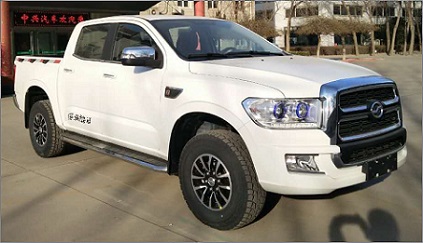 2018款 中興汽車 領(lǐng)主 4×2(兩驅(qū)) 皮卡(BQ1035E3)