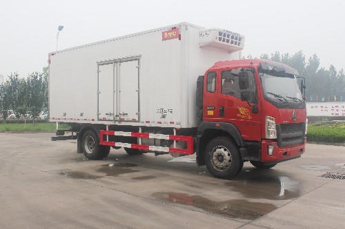 重汽綠葉 綠葉 180馬力 4×2 冷藏車(JYJ5187XLCE)