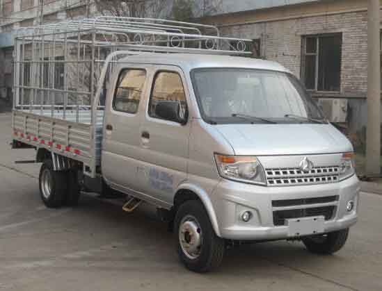 長安商用 2017款 長安神騏T20 112馬力 汽油 倉柵式 雙排 微卡(SC5035CCYSNAB5)