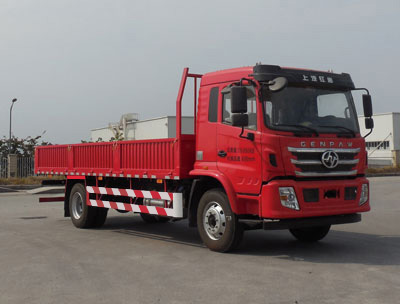 上汽紅巖 杰豹 中卡 160馬力 4×2 欄板式 排半 載貨車(CQ1166AKDG501)