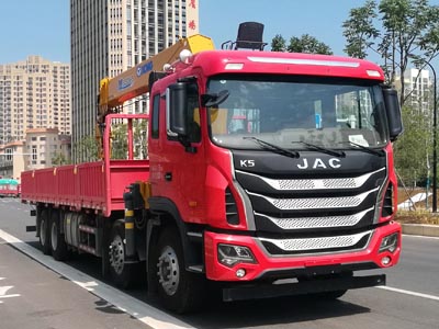 江淮汽車(chē) 格爾發(fā)K5 310馬力 8×4 隨車(chē)起重運(yùn)輸車(chē)(HFC5311JSQYP1K4H43V)