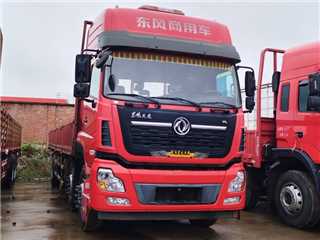 黃岡二手東風商用車 天龍 天龍前四后四9米6平板