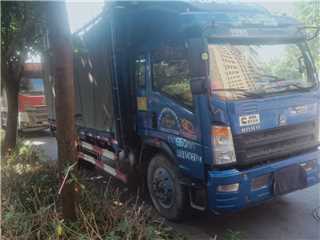 南寧二手中國重汽 豪瀚 五米二高欄