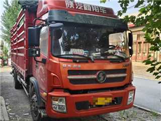 德州二手陜汽商用車 軒德X6 9.6米倉欄式貨車