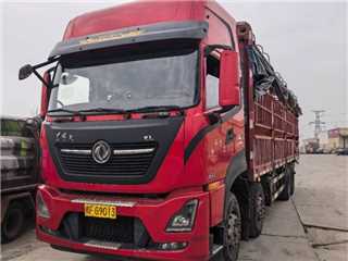 襄陽二手東風商用車 天龍 前四后六9.6米高欄