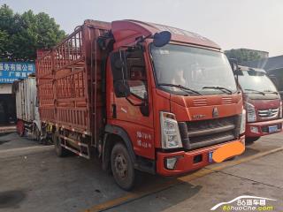 武漢二手中國重汽 HOWO悍將 4米2寬體倉蘭貨車