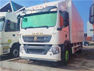 杭州二手中國重汽 豪沃TX 豪沃7米8廂車帶尾板