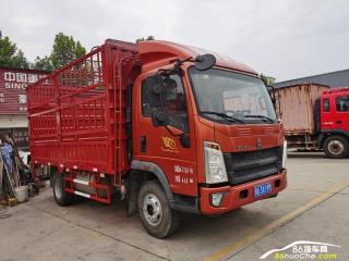 武漢二手中國重汽 HOWO悍將 4米2寬體大馬力倉蘭貨車