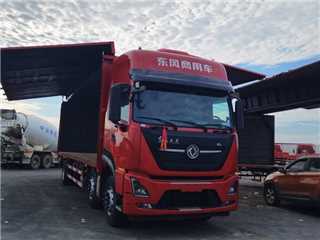 武漢二手東風商用車 天龍 天龍前四后四9米6飛翼