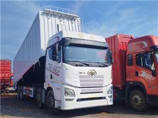 清遠二手青島解放 解放JH6 前四后八9米6廂式自卸