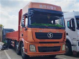 陜汽重卡 德龍X3000 德龍前四后八9米6平板平板車(chē)