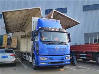 一汽解放 解放J6L 解放9米8大單橋雙飛翼貨車