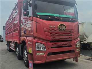 青島解放 解放JH6 前四后八高欄車貨車